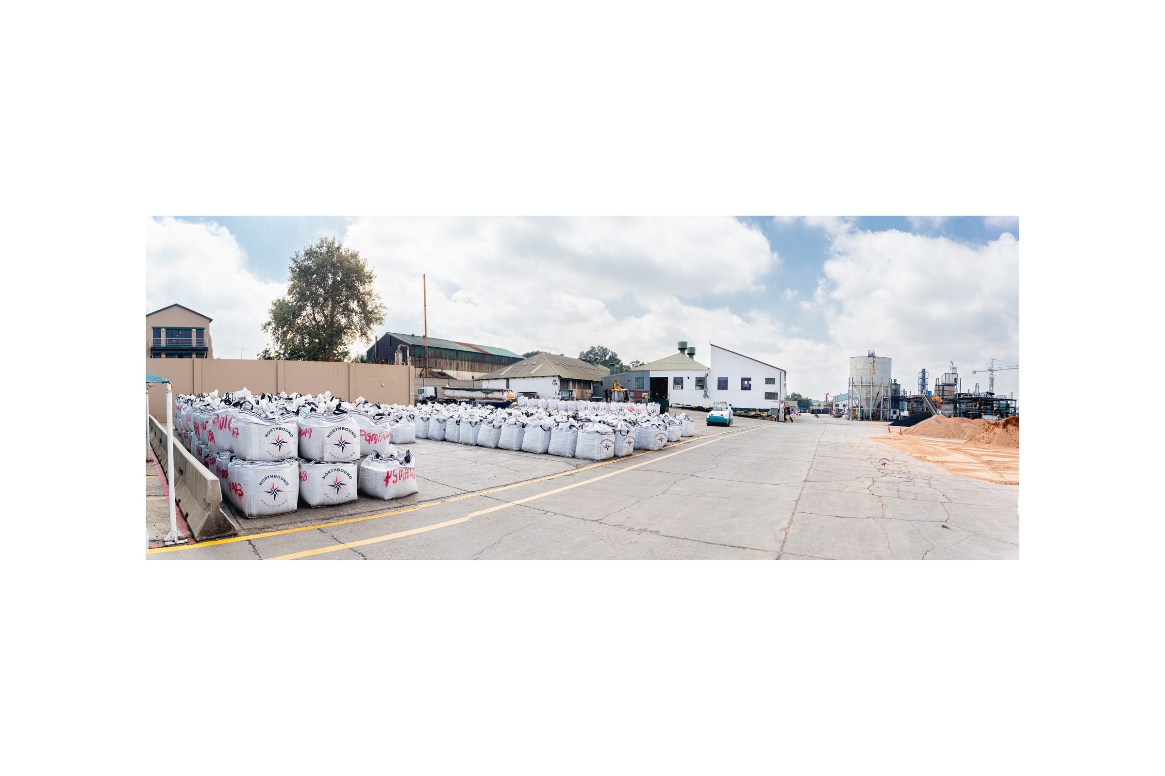 Northbound Processing yard panorama